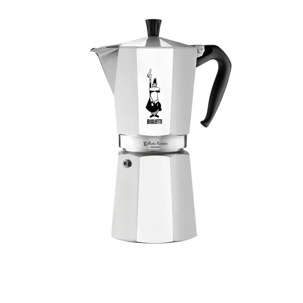 【Bialetti 比亞樂堤】經典摩卡壺MOKA(12杯份)