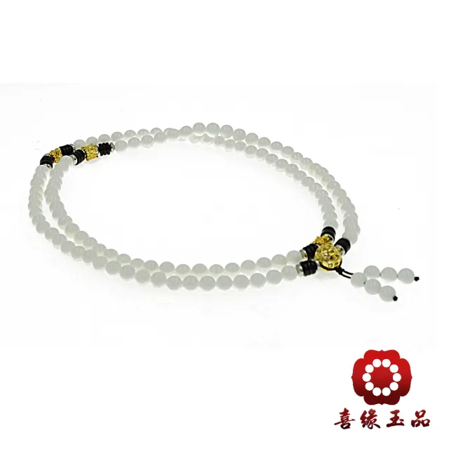 【喜緣玉品】典藏硨磲 水祈請 108顆念佛珠(6mm)(開運風水)