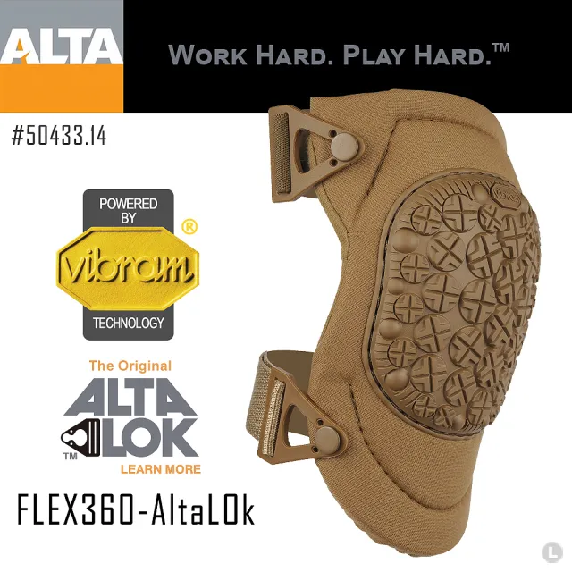 【ALTA】AltaFLEX360-AltaLOk護膝/狼棕色(50433.14)