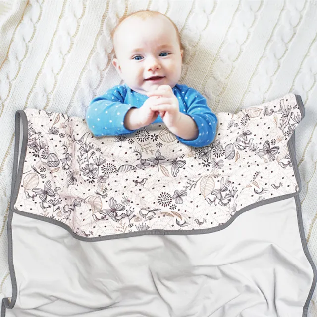 【wallaboo】寶貝純棉印花隨身毯-夢幻系列(雙層棉透氣保暖 高品質Oeko-tex標準100棉料)