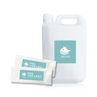 【i3KOOS】居家外出管理包(次氯酸水濕紙巾+補充瓶)
