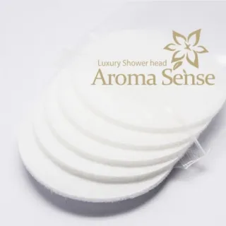 【Aroma Sense】PR-9000蓮蓬頭1支+微纖維濾芯4盒+微纖維棉片2袋 AromaSense(濾芯12入、綿片10入)