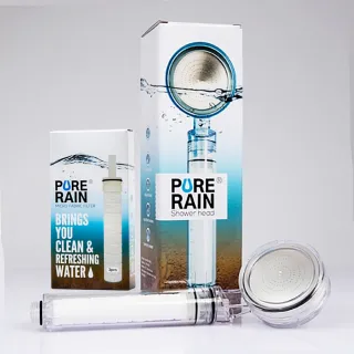 【Aroma Sense】PR-9000蓮蓬頭1支+微纖維濾芯4盒+微纖維棉片2袋 AromaSense(濾芯12入、綿片10入)