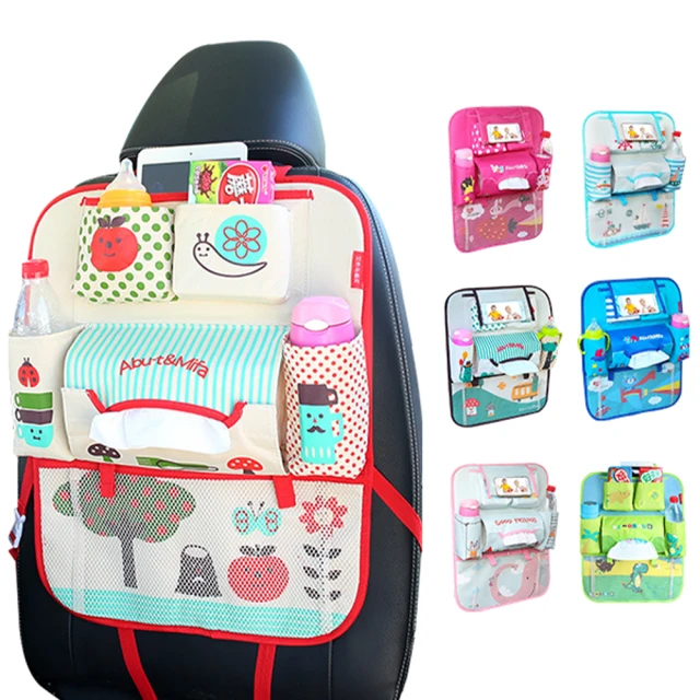 【JoyNa】第三代車用椅背收納置物袋 汽車雜物袋(可放手機+平板)