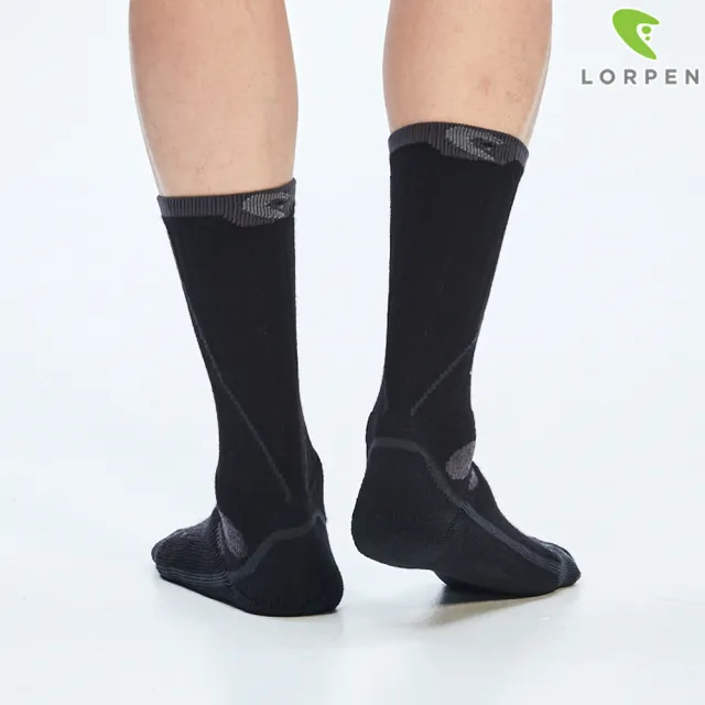 【Lorpen】T3 Primaloft美麗諾羊毛健行襪T3MMH III(吸濕排汗、快乾涼爽、彈性耐用、西班牙)