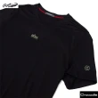 【Crocodile】男柔和舒適素面短袖圓領T恤(黑色)