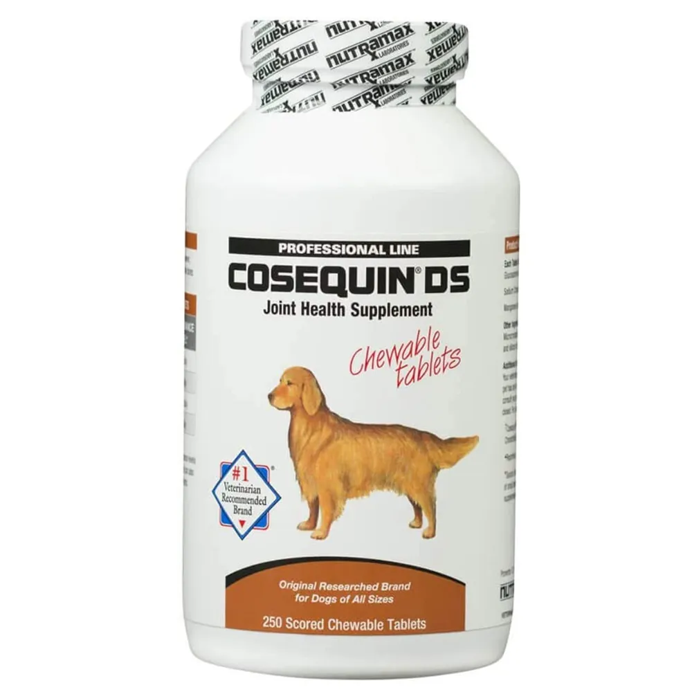 【NUTRAMAX萃麥思】COSEQUIN DS 250顆口嚼錠(Costco好市多銷售NO1 美國獸醫強力推薦關節保健)