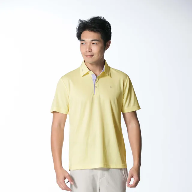 【遊遍天下】男款格紋抗UV防曬涼感吸濕排汗機能POLO衫GS1013二色(L-2L)