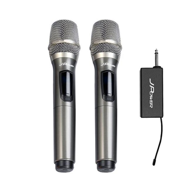 【J-POWER 杰強】新版震天雷UHF雙機充電型無線麥克風(JP-UHF-888)