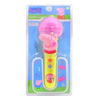 【TDL】粉紅豬小妹佩佩豬音樂麥克風玩具燈光效果隨機出貨 PP60966