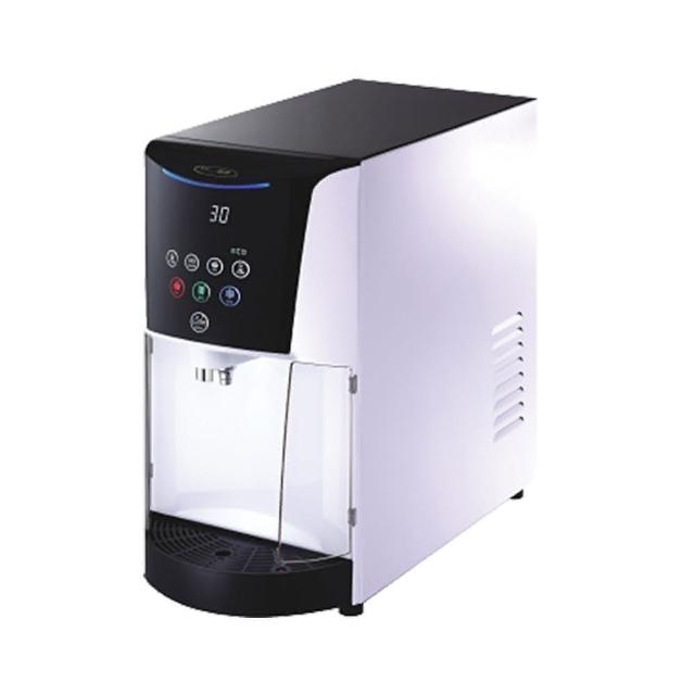 LCW龍泉 LC-8871 桌上型飲水機，提供冰、溫、熱三種水溫，總儲水容量7-8公升，熱水3L、溫水2.8L、冰水1.8L設計，適閤家庭辦公使用。中國製造，電壓110V/60Hz，功率低於200W，重量40kg，尺寸600*305*600mm。時尚白或典雅紅顏色選擇，一年保固，BSMI許可字號R73204，安全可靠的熱水器選擇。