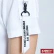 【5th STREET】男標籤吊飾短袖T恤-米白