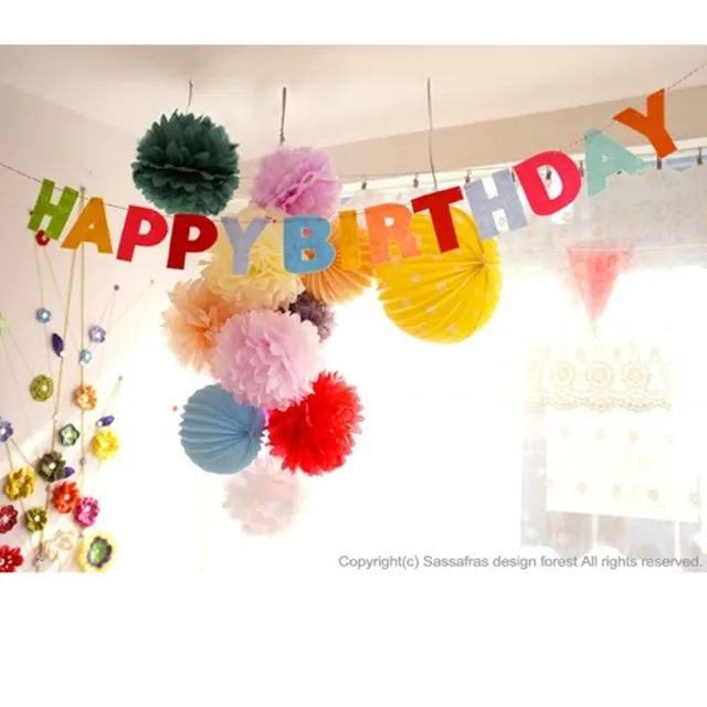 【橘魔法】HAPPY BIRTHDAY 生日快樂 拉條 帳篷 場地布置 活動派對 兒童派對(PARTY)