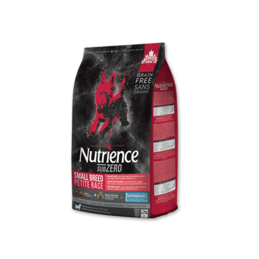 【Nutrience 紐崔斯】SUBZERO頂級無穀小型犬+凍乾（牛肉+羊肉）5kg(狗糧、狗飼料、犬糧)