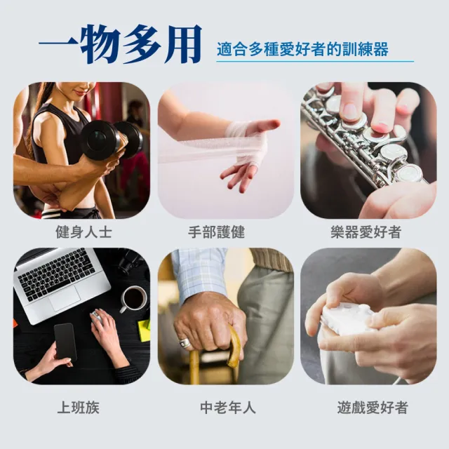 雙向矽膠手指力量訓練器(指力器 握力器 復健 居家 健身器材 腕力 肌肉鍛煉 禮物 老人)
