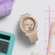【CASIO 卡西歐】BABY-G 簡約輕巧雙顯腕錶-粉米色 41.5mm(BGA-290SA-4A)