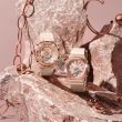 【CASIO 卡西歐】G-SHOCK  輕盈玫瑰金 優雅奢華手錶-玫瑰金X粉米色(GM-S110PG-4A)