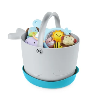 【Skip Hop】官方總代理 Moby沐浴玩具收納籃(戲水玩具提籃 玩具收納 防水收納籃)