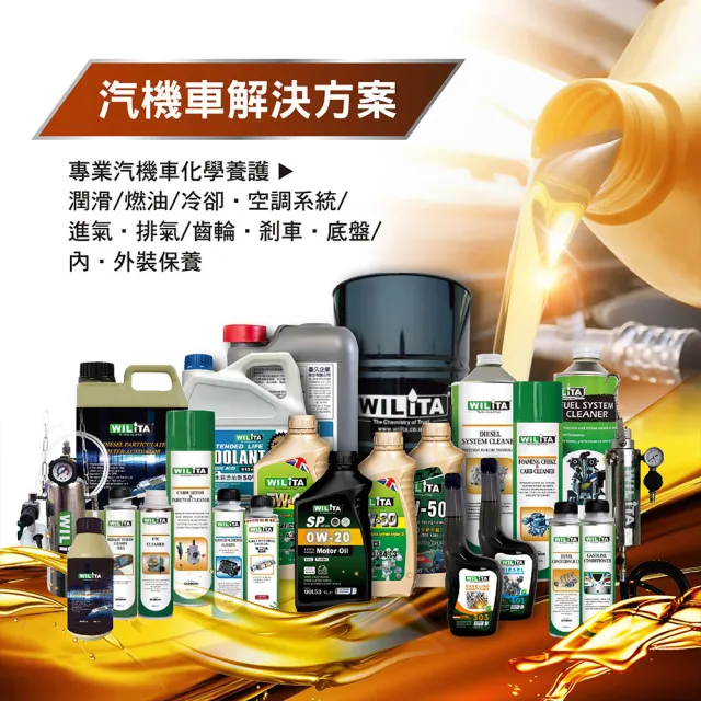 【WILITA 威力特】機車專用汽油精100ml 4入(轉速順暢 改善啟動抖動)