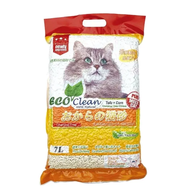 【ECO艾可】豆腐貓砂 7L/2.8kg*6包組(豆腐貓砂)