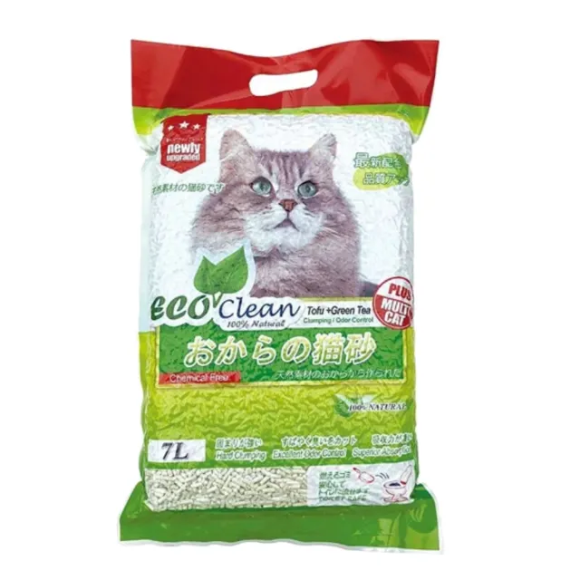 【ECO艾可】豆腐貓砂 7L/2.8kg*6包組(豆腐貓砂)