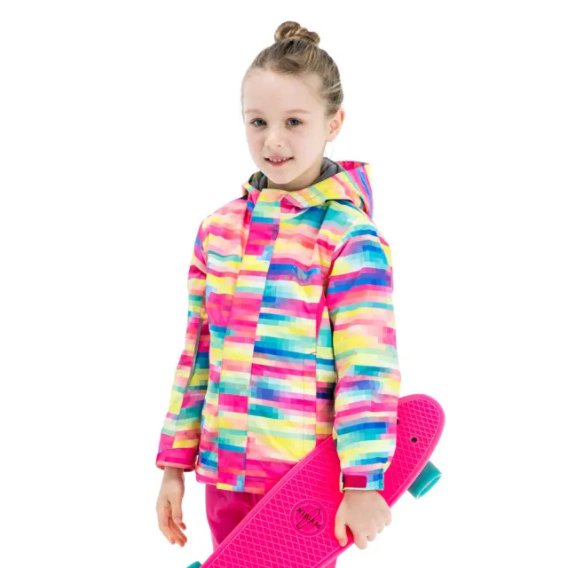 【St.Bonalt 聖伯納】女童單層機能衝鋒衣│8025(防水、防風、透氣、保暖 兒童)