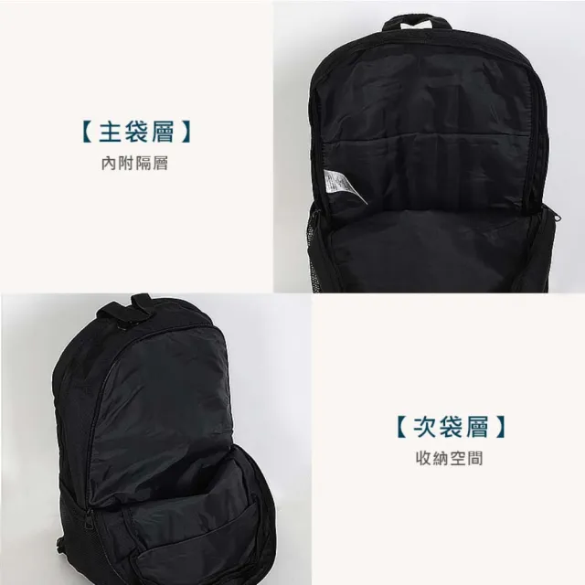 【adidas 愛迪達】大型後背包-雙肩包 肩背包 旅行包 18.5L 愛迪達 灰黑白(IK6890)