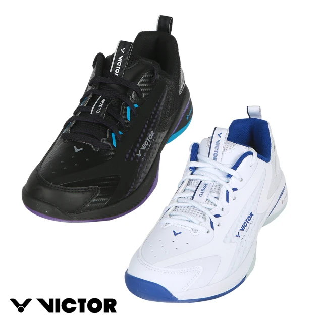 VICTOR 勝利體育 羽球鞋(A970TD AB白/藍紋石 C黑)