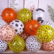 森林系動物印花乳膠氣球20顆(森林童趣 畢業跨年 生日派對 氣球佈置)