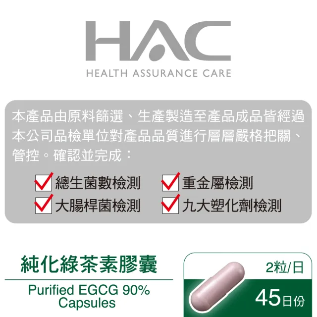 【永信藥品】純化綠茶素膠囊(90粒/瓶)