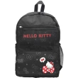 【SANRIO 三麗鷗】Hello Kitty輕便休閒背包+手提文具袋超值組(台灣正版授權)