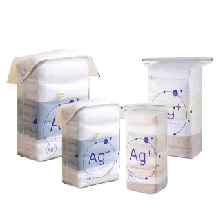 【太力TAI LI】4件套組Ag+抗菌全立體棉被壓縮收納袋(特大立體*1+中號立體*1+大四方立體*1+中四方立體*1)