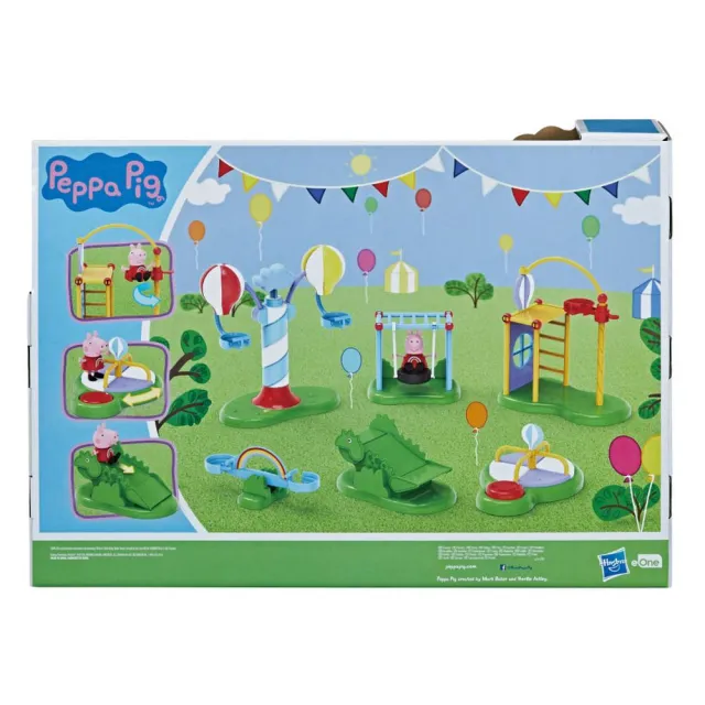 【Peppa Pig 粉紅豬】Peppa Pig粉紅豬小妹 氣球公園遊戲組(佩佩豬 家家酒)