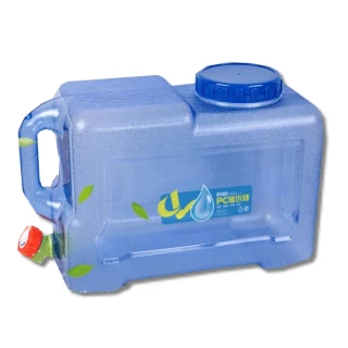 【May Shop】PC車載水桶 加厚帶水龍頭旅行車用便攜式水桶 18L(不含架)
