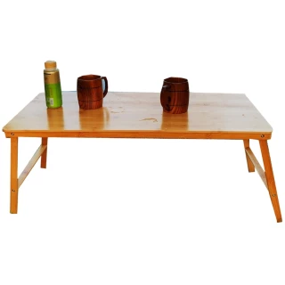 【May Shop】原木色摺疊木桌 電腦桌 露營桌(大款)