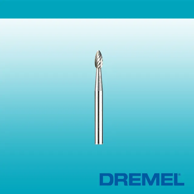 【DREMEL 精美】1/8吋 3.2mm 尖橢形碳化鎢滾磨刀(9911)