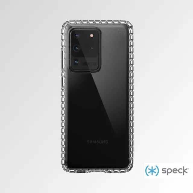 【Speck】Samsung S20 Galaxy Ultra Presidio Perfect-Clear Impact Geometry 抗菌防摔保護殼(防摔保護殼)