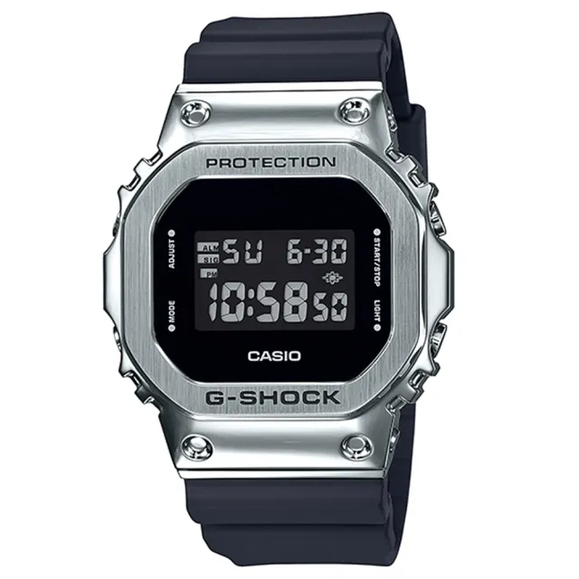 CASIO 卡西歐】經典個性數位休閒錶/G-SHOCK金屬系列(GM-5600-1