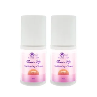 【Nature Tree】高效防曬美白輕透素顏霜 30ml-物理防曬SPF50(2入組)