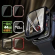 【CityBoss】for Apple watch一體成形式玻璃加保護殼- 44mm