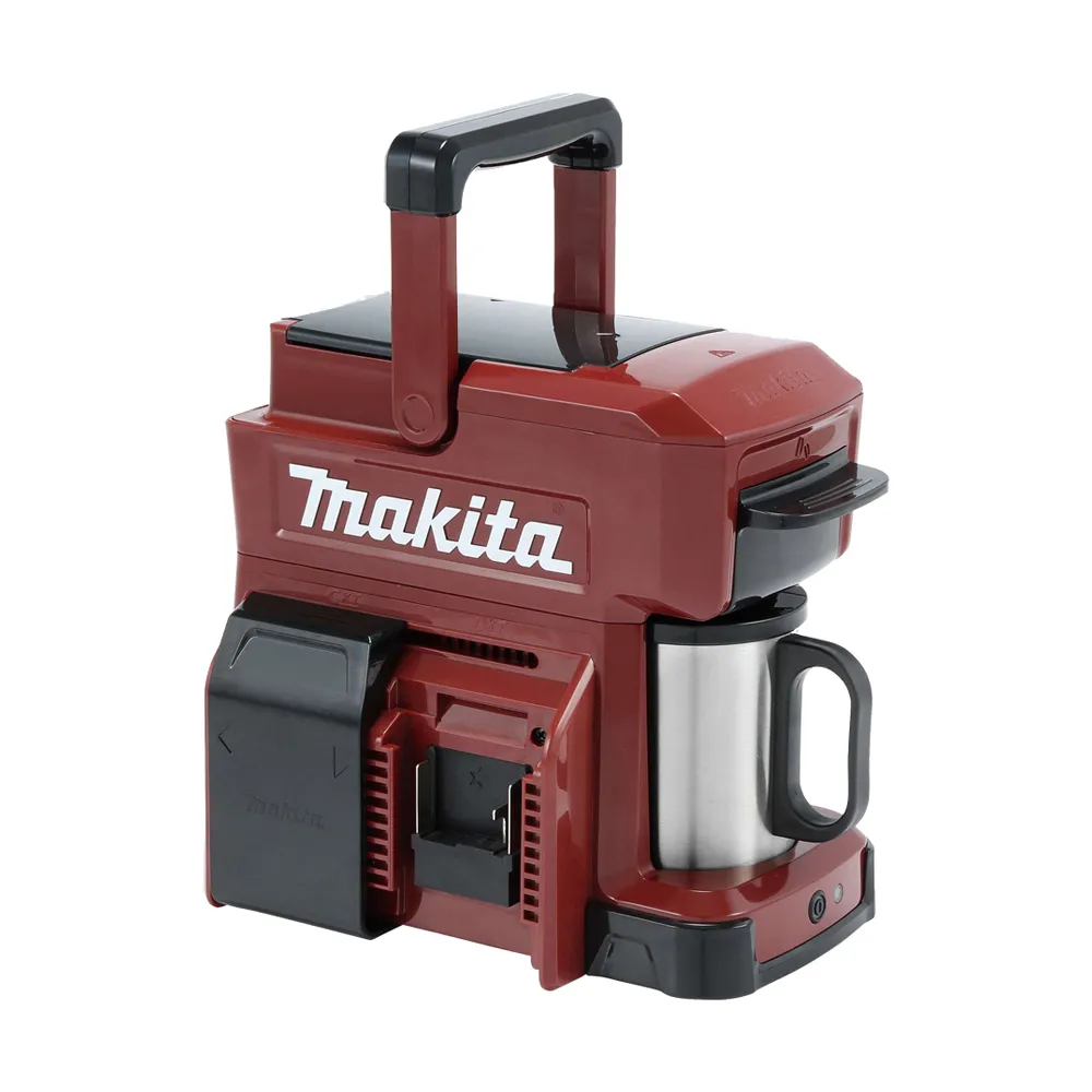 【MAKITA 牧田】12V/14.4V/18V充電式咖啡機-酒紅色-單主機-不包含充電器與電池(DCM501ZAR)