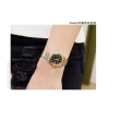 【Valentino Coupeau】黑面晶鑽雙色帶不鏽鋼殼帶男女手錶-e(范倫鐵諾 古柏  VCC)