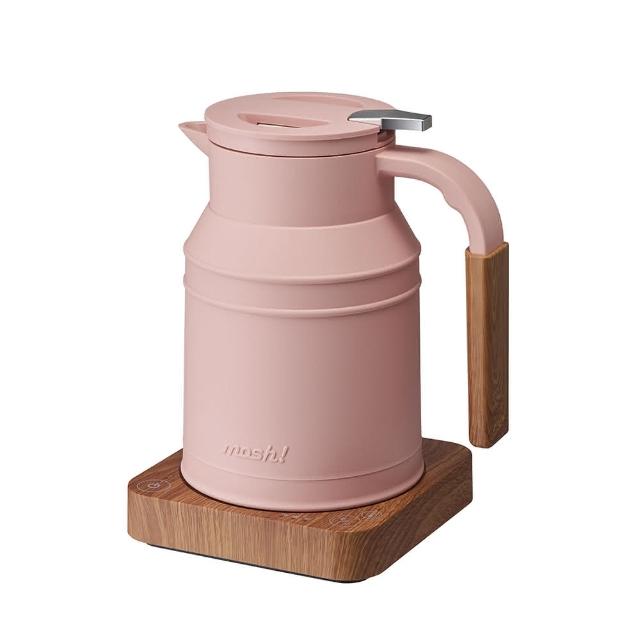 【日本 mosh!】溫控電水壺 M-EK1 PE 粉(電水壺)