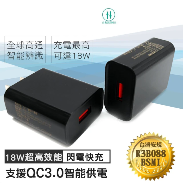 【FYSHOP】SDC-18W 最快速QC3.0 快充USB充電器 1-Port