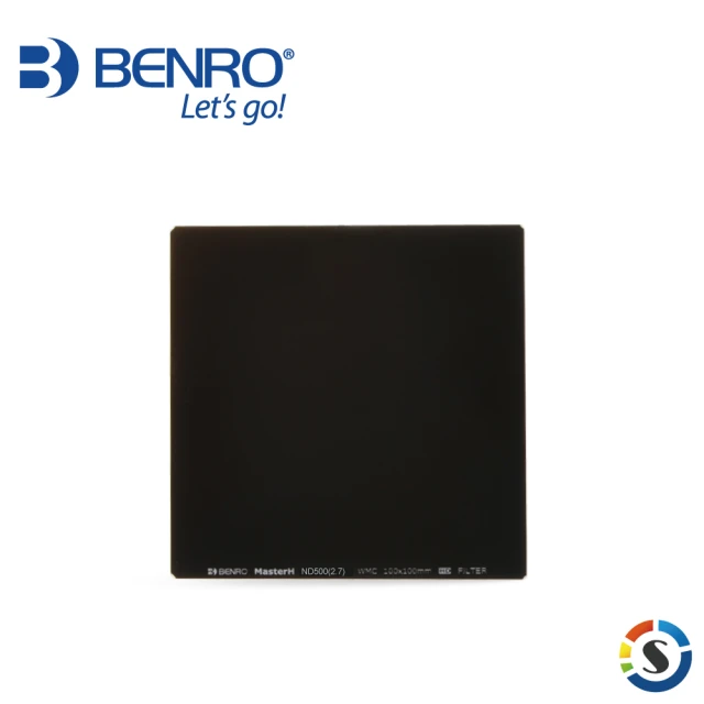 【BENRO 百諾】MASTER Harden ND500 2.7 鋼化方型減光鏡 100X100mm(勝興公司貨)