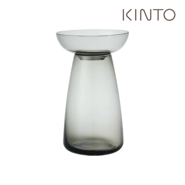 【Kinto】AQUA CULTURE 玻璃花瓶 大- 灰