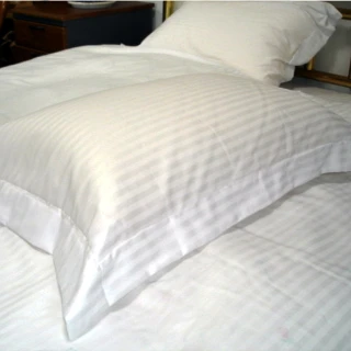 【LUST】五星級飯店專用-羽絨枕/羽毛枕/100%純棉表布1.8KG 1入《可加購專用羽絨枕套》