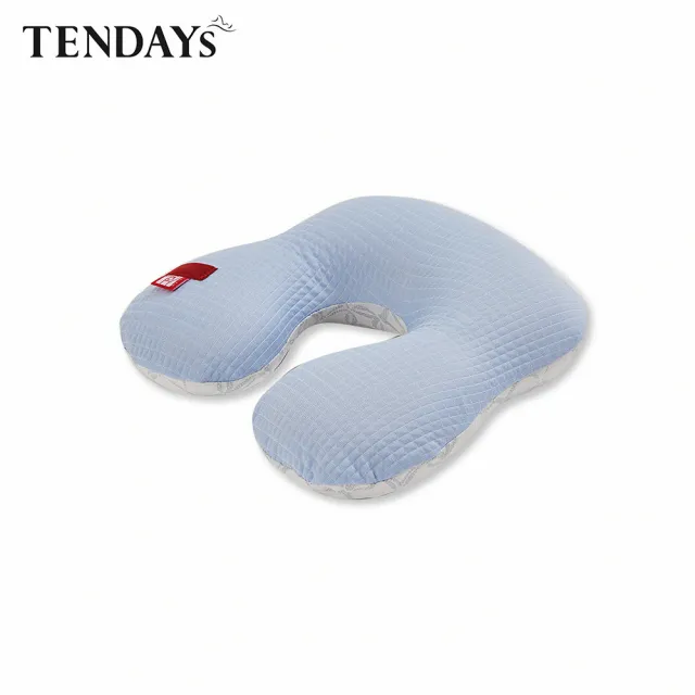 【TENDAYS】包浩斯紓壓頸部萬用枕9cm(灰白/藍白兩色可選)