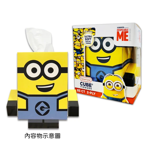 Minions 3D立體盒裝面紙(85抽)