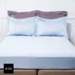 【HOLA】艾維卡埃及棉素色床包加大藍(加大)